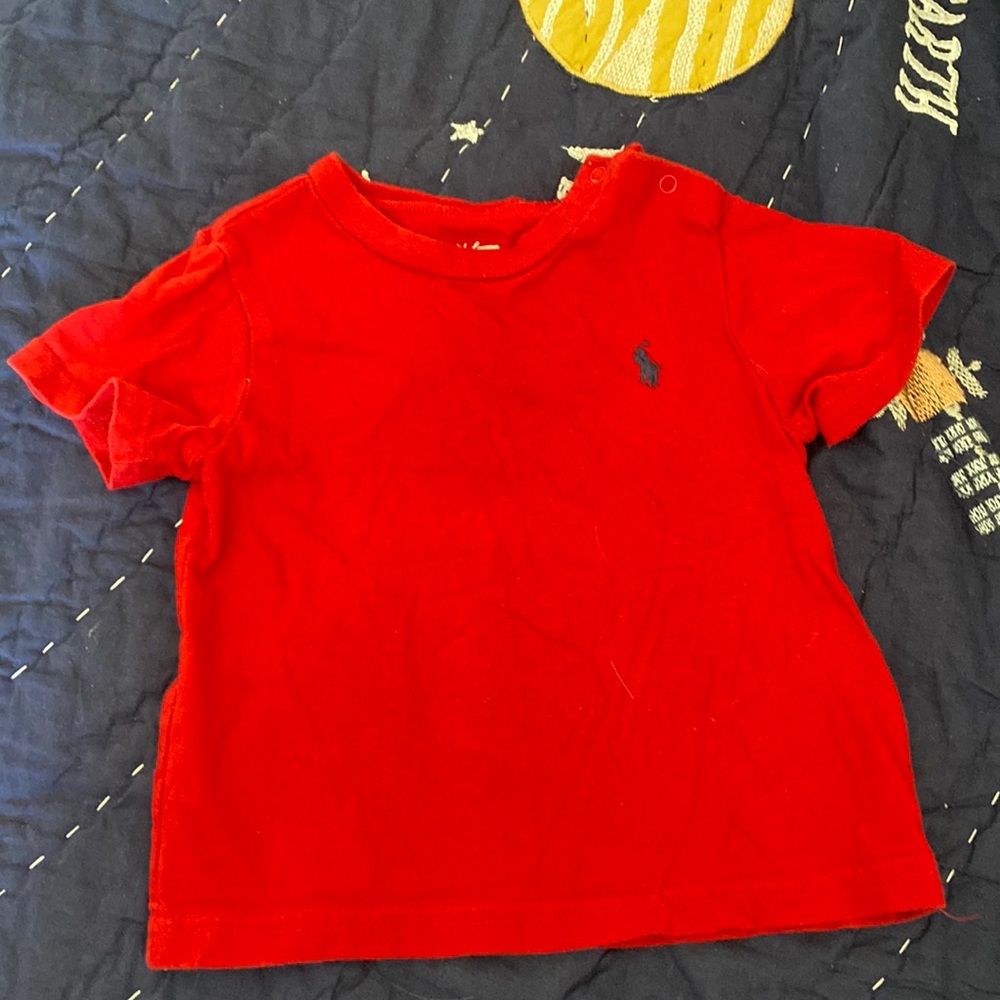 Red Ralph Lauren Kids T-shirt